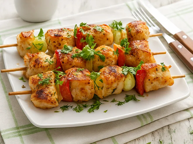 repas brochettes